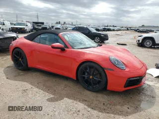 2024 Porsche 911 Carrera with VIN WP0CA2A95RS238446, listed as a Copart auction lot 47811115 with 0 mi miles and Salvage Title. Bid and sale history available at carsss.com. Image 4.