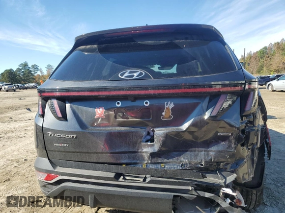 2023 Hyundai Tucson SEL z VIN 5NMJFCAE8PH259733, wystawiony jako Copart lot #80124744 z przebiegiem 26 607 mil mil oraz Szkoda całkowita • Salvage title. Historia ofert i sprzedaży dostępna na DreamBid. Obrazek 6.