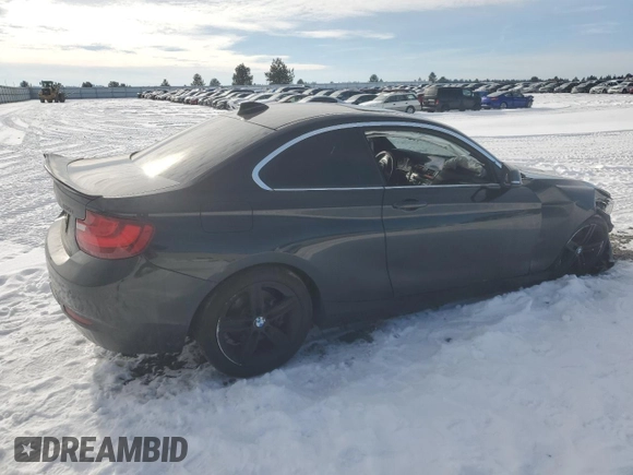 2017 BMW 2 Series 230i with VIN WBA2F9C39HV664732, listed as a Copart auction lot 44585015 with 88,917 mi miles and Salvage title. Bid and sale history available at DreamBid. Image 3.