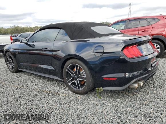 2018 Ford Mustang GT Premium with VIN 1FATP8FF6J5110967, listed as a Copart auction lot 85610744 with Not provided miles and Salvage title. Bid and sale history available at DreamBid. Image 2.