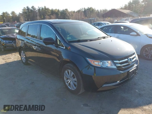 2017 Honda Odyssey SE with VIN 5FNRL5H32HB020340, listed as a IAAI auction lot 41884146 with 45,822 mi miles and . Bid and sale history available at carsss.com. Image 1.