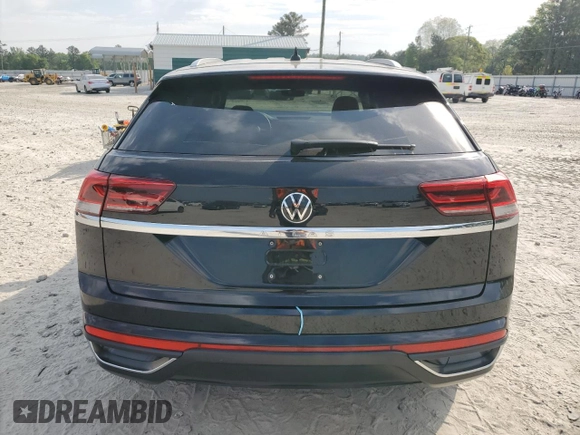 2021 Volkswagen Atlas S with VIN 1V2AC2CA4MC219560, listed as a Copart auction lot 53805685 with 73,140 mi miles and Salvage title. Bid and sale history available at DreamBid. Image 6.