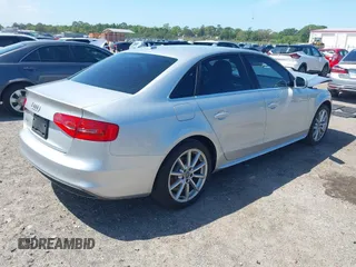 2014 Audi A4 Premium Plus with VIN WAUEFAFL6EN005948, listed as a IAAI auction lot 41923138 with 129,715 mi miles. Bid and sale history available at carsss.com. Image 4.