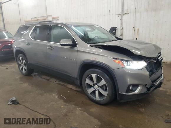 2018 Chevrolet Traverse LT z VIN 1GNEVHKW9JJ124245, wystawiony jako Copart lot #57029805 z przebiegiem 157 694 mil mil oraz Szkoda całkowita • Salvage title. Historia ofert i sprzedaży dostępna na DreamBid. Obrazek 4.