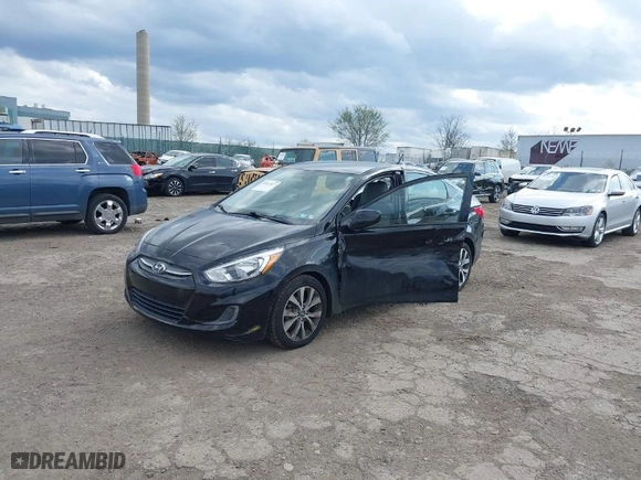 2017 Hyundai Accent SE with VIN KMHCT4AE4HU379719, listed as a IAAI auction lot 41917873 with 49,826 mi miles. Bid and sale history available at carsss.com. Image 2.