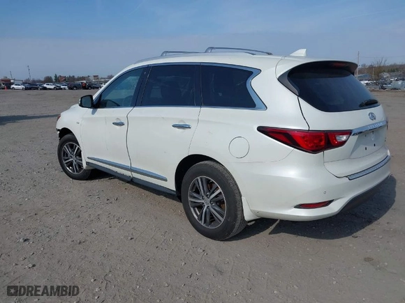 2017 Infiniti QX60 with VIN 5N1DL0MM4HC522089, listed as a IAAI auction lot 41897843 with 111,721 mi miles. Bid and sale history available at carsss.com. Image 3.