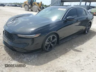 2025 Honda Accord Sport with VIN 1HGCY2F55SA030212, listed as a Copart auction lot 58997465 with 1,647 mi miles and Non repairable. Bid and sale history available at DreamBid. Image 1.