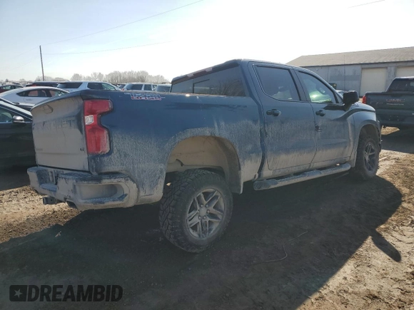 2021 Chevrolet Silverado 1500 LT Trail Boss with VIN 3GCPYFEL6MG166280, listed as a Copart auction lot 47566195 with 86,026 mi miles and Salvage Title. Bid and sale history available at DreamBid. Image 3.