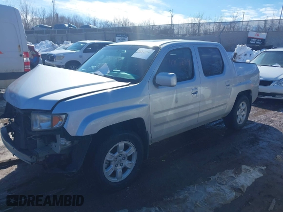 2007 Honda Ridgeline RTL w/Leather with VIN 2HJYK16547H516191, listed as a IAAI auction lot 41707254 with 179,917 mi miles. Bid and sale history available at carsss.com. Image 2.