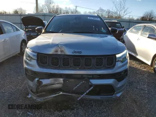 2023 Jeep Compass (RED) Edition with VIN 3C4NJDCN8PT547158, listed as a Copart auction lot 83790274 with 8,095 mi miles and Salvage Title. Bid and sale history available at carsss.com. Image 5.