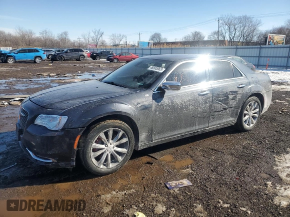2016 Chrysler 300 with VIN 2C3CCAKG1GH296631, listed as a Copart auction lot 46585065 with 82,735 mi miles and Salvage Title. Bid and sale history available at carsss.com. Image 1.