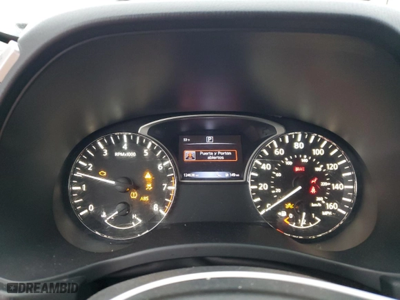 2017 Nissan Pathfinder S with VIN 5N1DR2MN8HC680941, listed as a Copart auction lot 44890095 with 124,638 mi miles and Salvage Title. Bid and sale history available at carsss.com. Image 9.