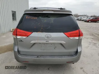 2012 Toyota Sienna XLE with VIN 5TDDK3DCXCS037172, listed as a Copart auction lot 48999165 with 0 mi miles and Salvage Title. Bid and sale history available at carsss.com. Image 6.