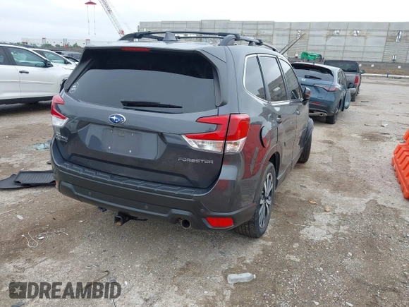 2020 Subaru Forester Limited with VIN JF2SKAUC7LH515341, listed as a IAAI auction lot 42425842 with 80,557 mi miles and . Bid and sale history available at DreamBid. Image 4.