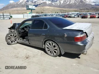 2002 Acura TL with VIN 19UUA56652A006625, listed as a Copart auction lot 50344055 with 0 mi miles and Salvage Title. Bid and sale history available at carsss.com. Image 2.