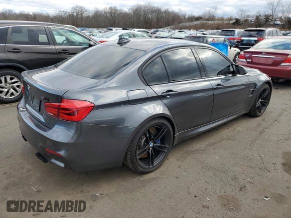 2016 BMW M3 with VIN WBS8M9C5XG5E68961, listed as a Copart auction lot 79859313 with 65,345 mi miles. Bid and sale history available at carsss.com. Image 3.