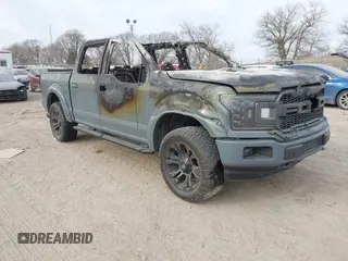 2019 Ford F-150 XL with VIN 1FTEW1E57KKE80320, listed as a IAAI auction lot 41077741 with 1 mi miles. Bid and sale history available at carsss.com. Image 1.