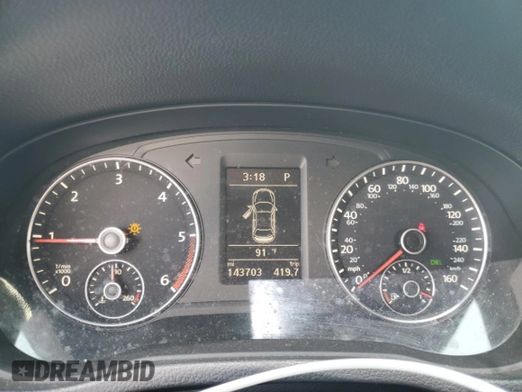2015 Volkswagen Passat SEL Premium with VIN 1VWCV7A36FC007670, listed as a Copart auction lot 60208065 with 143,703 mi miles and Salvage title. Bid and sale history available at DreamBid. Image 9.