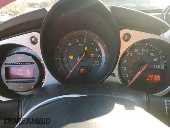 2014 Nissan 370Z Nismo with VIN JN1AZ4EH7EM630228, listed as a Copart auction lot 87024444 with 88,456 mi miles and Salvage title. Bid and sale history available at DreamBid. Image 9.