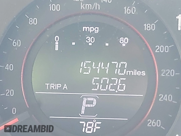 2016 Honda Accord Sport with VIN 1HGCR2F55GA095341, listed as a IAAI auction lot 42475410 with 154,470 mi miles and . Bid and sale history available at DreamBid. Image 15.