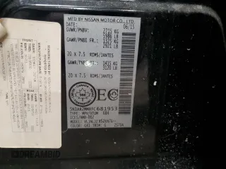 2015 Nissan Pathfinder SV with VIN 5N1AR2MMXFC681953, listed as a Copart auction lot 45596125 with 107,685 mi miles and Salvage title. Bid and sale history available at DreamBid. Image 13.