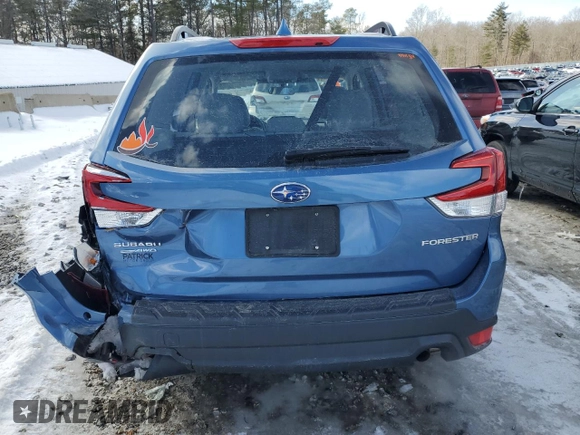 2022 Subaru Forester with VIN JF2SKACC9NH511019, listed as a Copart auction lot 43427085 with 23,186 mi miles and Salvage title. Bid and sale history available at DreamBid. Image 6.