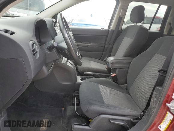 2012 Jeep Compass Latitude with VIN 1C4NJCEB8CD706452, listed as a Copart auction lot 55696805 with 195,159 mi miles and Clean Title. Bid and sale history available at carsss.com. Image 7.