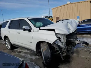 2021 Chevrolet Tahoe High Country with VIN 1GNSKTKL1MR303017, listed as a Copart auction lot 88578005 with 61,094 mi miles and Salvage Title. Bid and sale history available at carsss.com. Image 4.