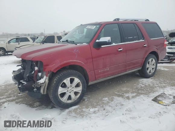 2015 Ford Expedition Platinum with VIN 1FMJU1MT9FEF50176, listed as a Copart auction lot 45375535 with 139,207 mi miles and Clean title. Bid and sale history available at DreamBid. Image 1.