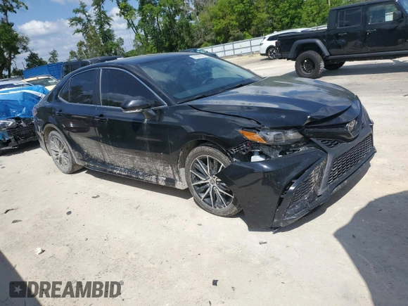2023 Toyota Camry SE with VIN 4T1G11AK2PU741315, listed as a Copart auction lot 51587555 with 91,043 mi miles and Salvage Title. Bid and sale history available at DreamBid. Image 4.
