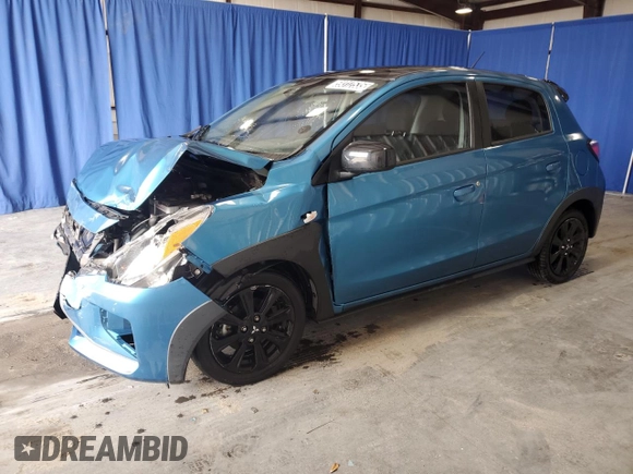 2023 Mitsubishi Mirage Black Edition z VIN ML32AWHJ9PH002995, wystawiony jako Copart lot #59312535 z przebiegiem 33 276 mil mil oraz Czysty tytuł • Clean title. Historia ofert i sprzedaży dostępna na DreamBid. Obrazek 1.