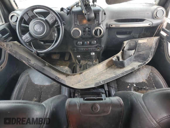 2017 Jeep Wrangler Unlimited 75th Anniversary with VIN 1C4BJWEG2HL503506, listed as a Copart auction lot 57046545 with 114,478 mi miles and Salvage title. Bid and sale history available at DreamBid. Image 8.