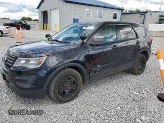 2016 Ford Police Interceptor Utility z VIN 1FM5K8AR0GGB44687, wystawiony jako Copart lot #60939455 z przebiegiem 169 040 mil mil oraz Czysty tytuł • Clean title. Historia ofert i sprzedaży dostępna na DreamBid. Obrazek 1.