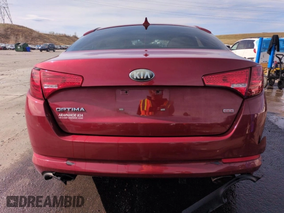 2013 Kia Optima LX with VIN 5XXGM4A75DG202908, listed as a Copart auction lot 50937545 with Not Provided miles and Salvage Title. Bid and sale history available at carsss.com. Image 6.