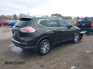 2014 Nissan Rogue S with VIN 5N1AT2MV1EC770125, listed as a IAAI auction lot 41152682 with 153,147 mi miles. Bid and sale history available at carsss.com. Image 4.