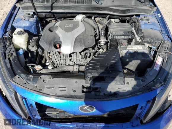 2015 Kia Optima SX Turbo with VIN 5XXGR4A62FG387687, listed as a Copart auction lot 53827035 with Not provided miles and Salvage title. Bid and sale history available at DreamBid. Image 11.