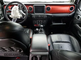 2018 Jeep Wrangler Unlimited Rubicon with VIN 1C4HJXFNXJW196460, listed as a Copart auction lot 49681715 with 71,187 mi miles and Salvage title. Bid and sale history available at DreamBid. Image 8.