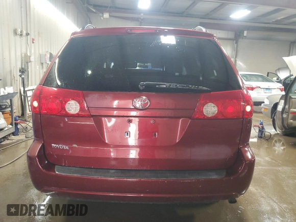 2006 Toyota Sienna XLE with VIN 5TDZA22C36S437276, listed as a Copart auction lot 49792195 with Not Provided miles and Salvage Title. Bid and sale history available at carsss.com. Image 6.