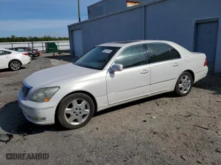 2004 Lexus LS 430 with VIN JTHBN36F640142705, listed as a Copart auction lot 54451155 with 215,840 mi miles and Clean Title. Bid and sale history available at carsss.com. Image 1.