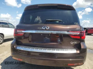 2019 Infiniti QX80 Luxe z VIN JN8AZ2ND9K9850729, wystawiony jako Copart lot #56846985 z przebiegiem 81 888 mil mil oraz Szkody całkowita. Historia ofert i sprzedaży dostępna na DreamBid. Obrazek 6.