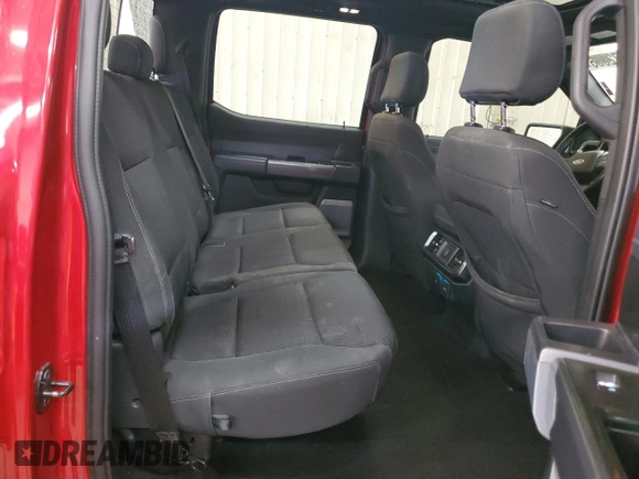2022 Ford F-150 XL with VIN 1FTEW1EP1NKE80383, listed as a Copart auction lot 48172855 with 109,499 mi miles and Salvage Title. Bid and sale history available at DreamBid. Image 10.