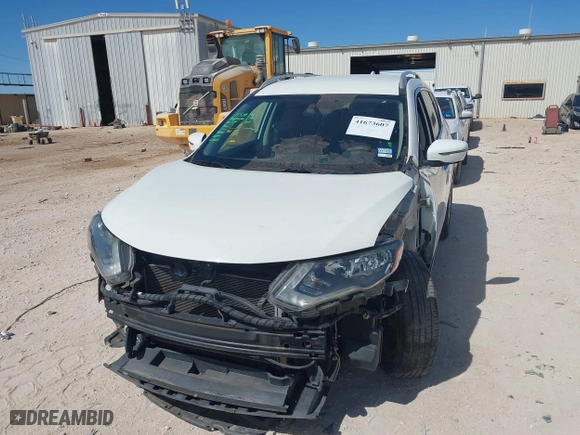 2017 Nissan Rogue S with VIN 5N1AT2MT8HC822689, listed as a IAAI auction lot 41673607 with 75,947 mi miles. Bid and sale history available at carsss.com. Image 13.