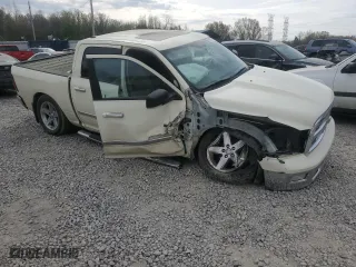 2010 Dodge Ram 1500 SLT with VIN 1D7RB1CT7AS234967, listed as a Copart auction lot 50953835 with 0 mi miles and Salvage Title. Bid and sale history available at carsss.com. Image 4.