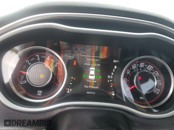 2016 Dodge Challenger R/T Shaker with VIN 2C3CDZBT7GH202485, listed as a Copart auction lot 62534305 with 86,214 mi miles and Salvage title. Bid and sale history available at DreamBid. Image 9.