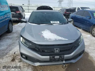 2019 Honda Civic Coupe Sport with VIN 2HGFC4B86KH307569, listed as a Copart auction lot 45582705 with 49,883 mi miles and Salvage Title. Bid and sale history available at carsss.com. Image 5.