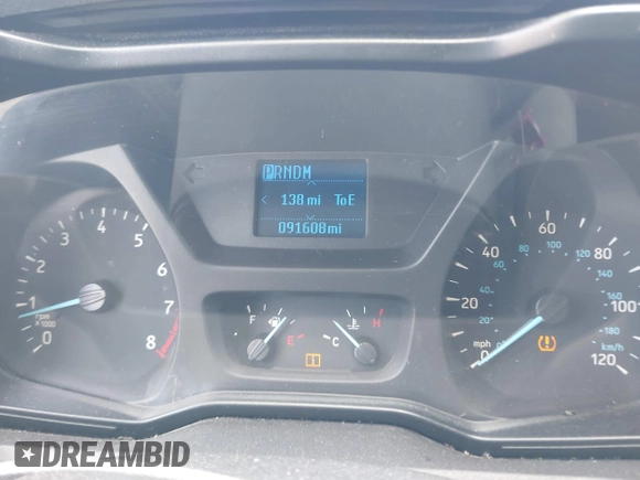 2015 Ford Transit Cargo with VIN 1FTNR1ZM4FKA33913, listed as a IAAI auction lot 42368442 with 91,608 mi miles and . Bid and sale history available at DreamBid. Image 7.