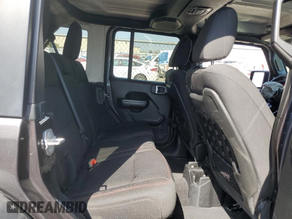 2020 Jeep Wrangler Unlimited Rubicon z VIN 1C4HJXFG4LW194482, wystawiony jako Copart lot #54494825 z przebiegiem 50 358 mil mil oraz Szkoda całkowita • Salvage title. Historia ofert i sprzedaży dostępna na DreamBid. Obrazek 10.