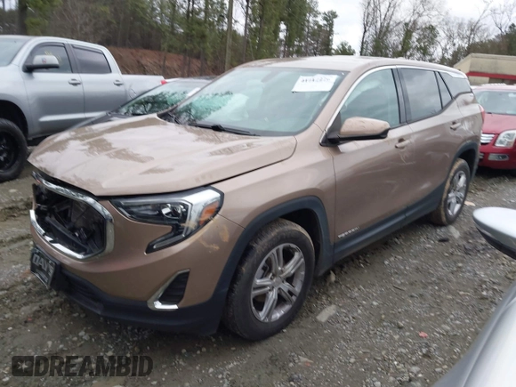 2018 GMC Terrain SLE with VIN 3GKALMEV0JL341267, listed as a IAAI auction lot 41717276 with 118,159 mi miles and . Bid and sale history available at carsss.com. Image 2.