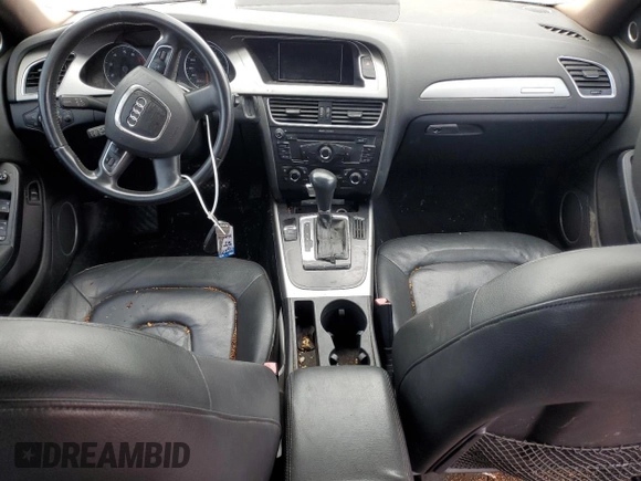 2011 Audi A4 Premium Plus with VIN WAUFFAFL4BA098850, listed as a Copart auction lot 54441645 with 145,293 mi miles and Salvage title. Bid and sale history available at DreamBid. Image 8.