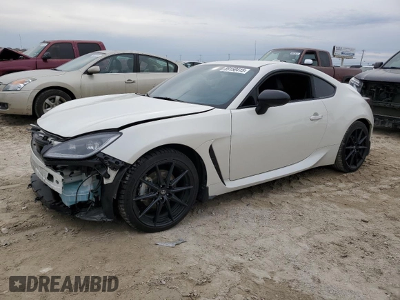 2022 Toyota GR86 Premium with VIN JF1ZNBE18N9755430, listed as a Copart auction lot 89150415 with 28,142 mi miles and Salvage Title. Bid and sale history available at carsss.com. Image 1.